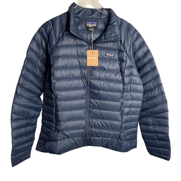 Patagonia New Navy Blue Women’s Down Sweater Puffer Jacket